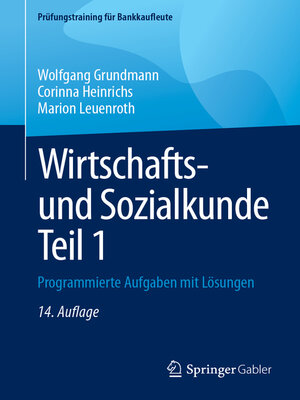 cover image of Wirtschafts- und Sozialkunde Teil 1